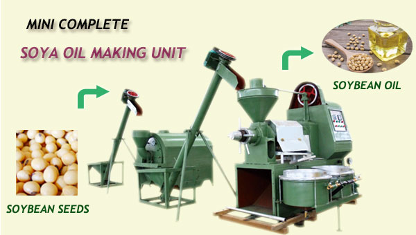 mini soya oil making unit 