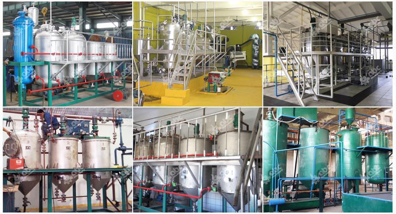 small castor oil refinery machine 