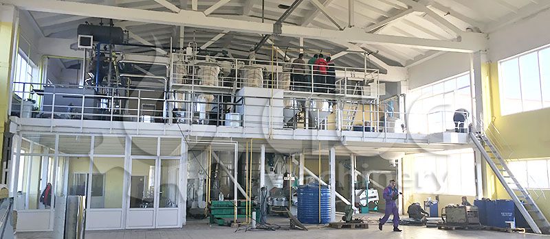 vegetable oil processing plant design 